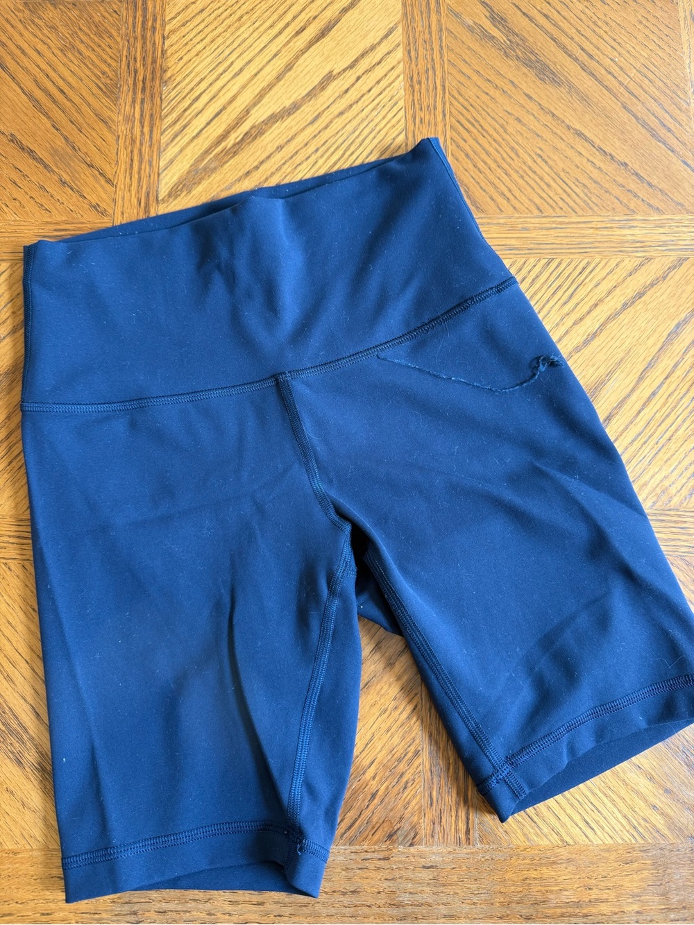 lululemon athletica Navy High-Rise Bike Shorts